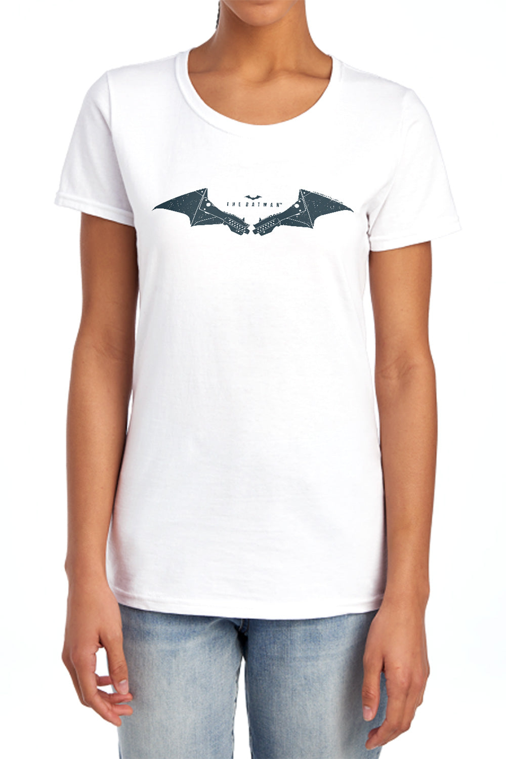 The Batman Mechanical Bat Logo Womens T-Shirt