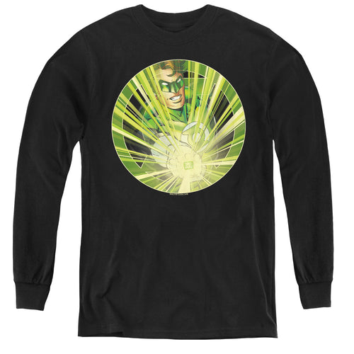 Green Lantern Light Em Up Youth Long Sleeve T-Shirt