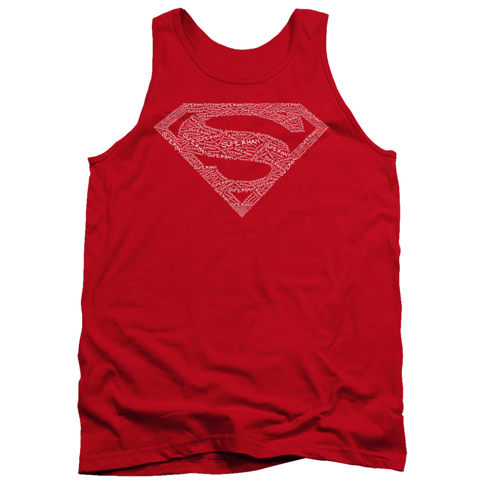 Superman Type Shield Tank Top