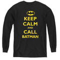 Batman Call Batman Youth Long Sleeve T-Shirt
