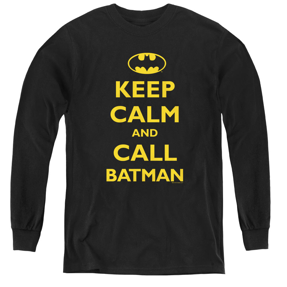Batman Call Batman Youth Long Sleeve T-Shirt