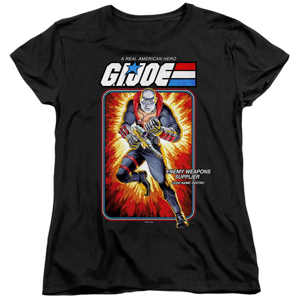 G.I. Joe Destro Card Womens T-Shirt