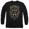 The Batman Gotham Hero on Black Long Sleeve T-Shirt