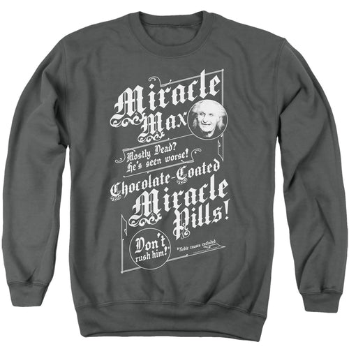 The Princess Bride Miracle Max Charcoal Crewneck Sweatshirt