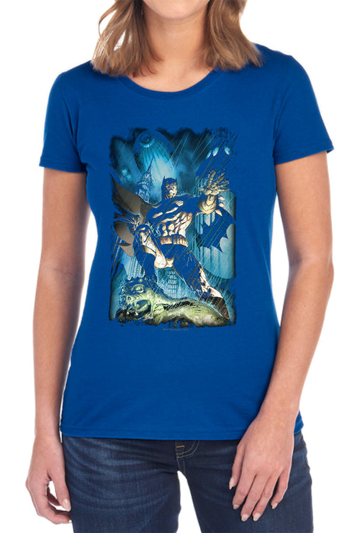 Batman Stormy Dark Knight Womens T-Shirt