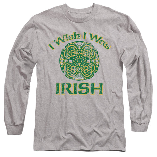 St Patrick's Day I Wish I Was Irish Long Sleeve T-Shirt