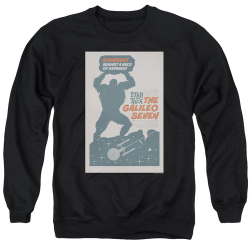 Star Trek Juan Ortiz The Galileo Seven Black Crewneck Sweatshirt
