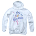 Wonder Woman Wonder Stars White Youth Hoodie