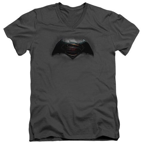 Batman v Superman Logo V-Neck T-Shirt