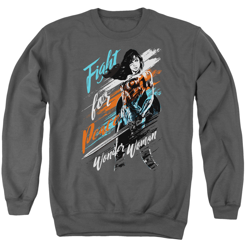 Wonder Woman (2017) Fight for Peace Crewneck Sweatshirt