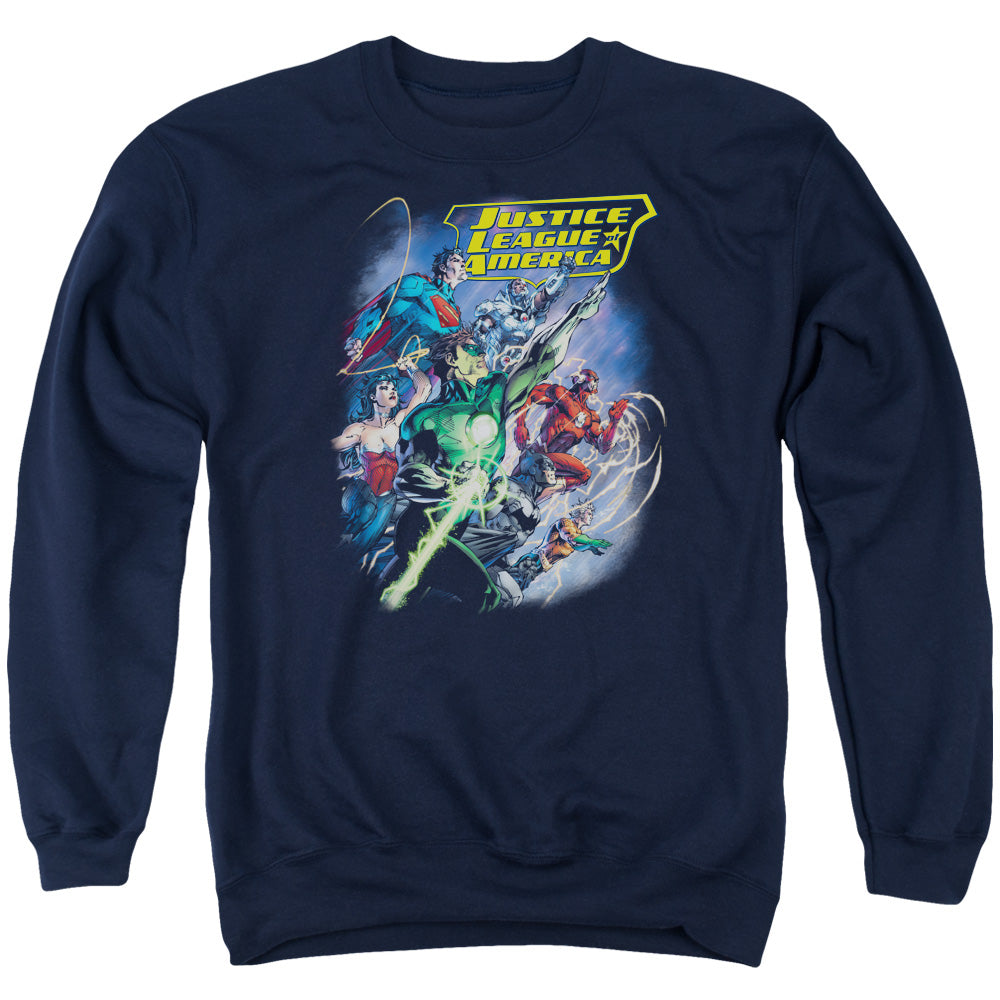 Justice League Onward Crewneck Sweatshirt
