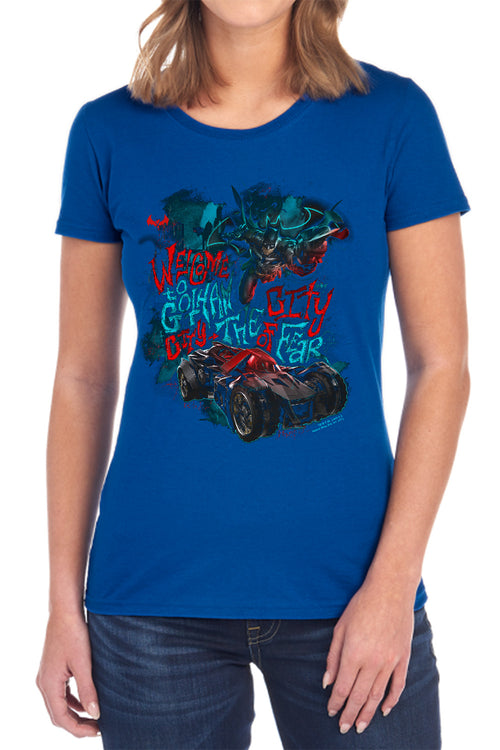 Batman City Of Fear Womens T-Shirt