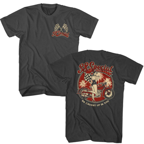 Caught Up in You 38 Special t-shirt in smoke gray