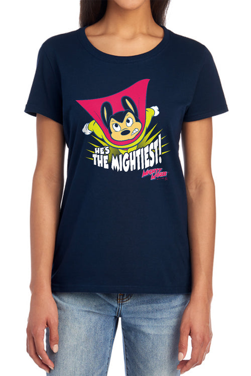 Mighty Mouse The Mightiest Womens T-Shirt