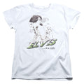 Elvis Presley Elvis Is A Verb Womens T-Shirt