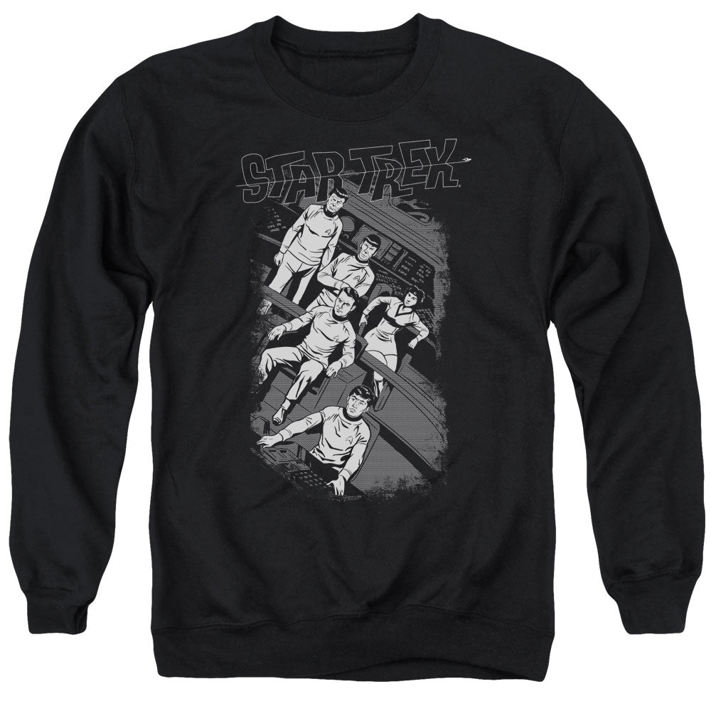 Star Trek Retro Tilted Bridge Crewneck Sweatshirt