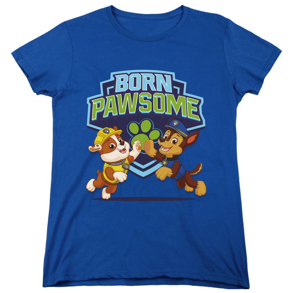 Paw Patrol Born Pawsome Womens T-Shirt