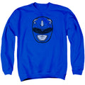 Mighty Morphin Power Rangers Blue Ranger Mask Crewneck Sweatshirt