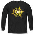 Green Lantern Yellow Glow Youth Long Sleeve T-Shirt