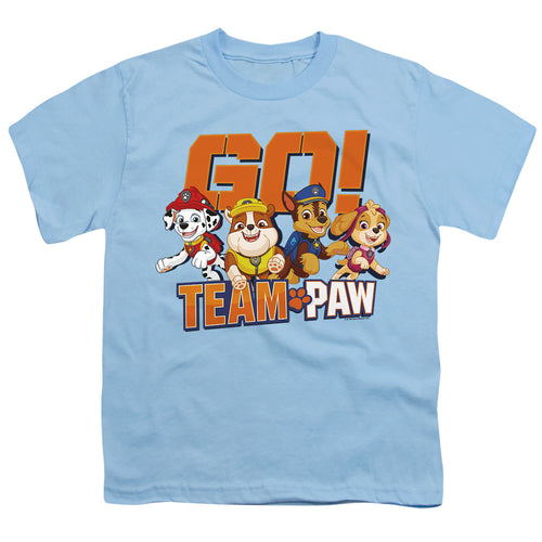 Paw Patrol GO! Team Paw Light Blue Youth/Toddler T-Shirt