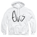 Elvis Presley Sketchy Name Pullover Hoodie