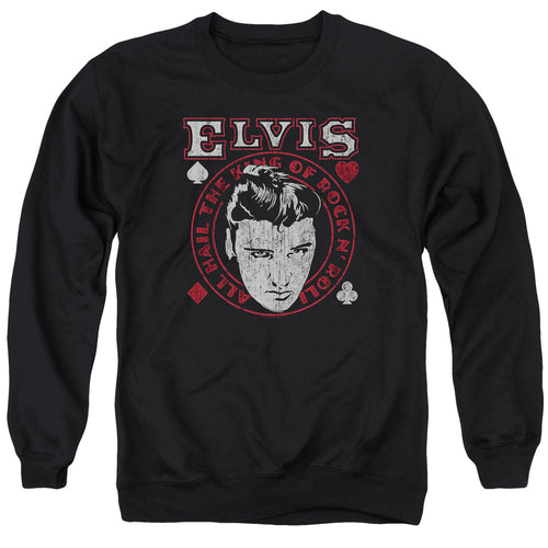 Elvis Presley Hail The King Crewneck Sweatshirt