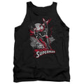 Justice League Superman Red & Gray Tank Top