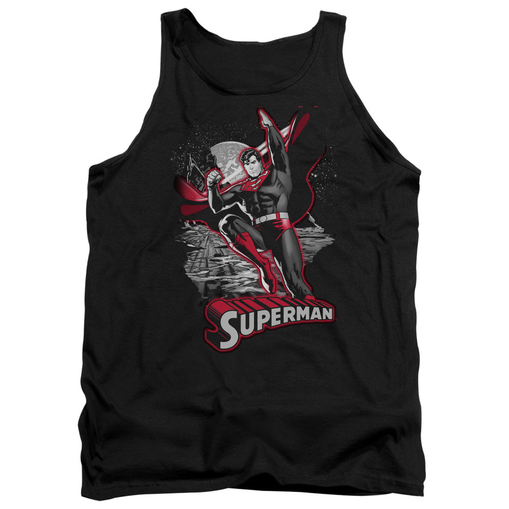 Justice League Superman Red & Gray Tank Top