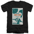 Star Trek Tin Man Black V-Neck T-Shirt