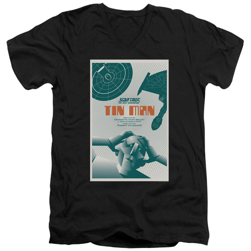 Star Trek Tin Man Black V-Neck T-Shirt