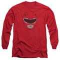 Mighty Morphin Power Rangers Red Ranger Mask Long Sleeve T-Shirt