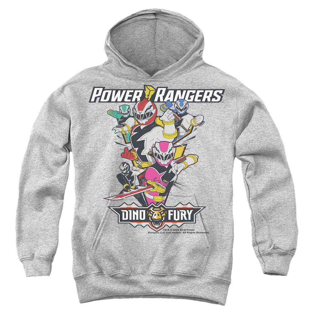 Power Rangers: Dino Fury Group Action Youth Hoodie