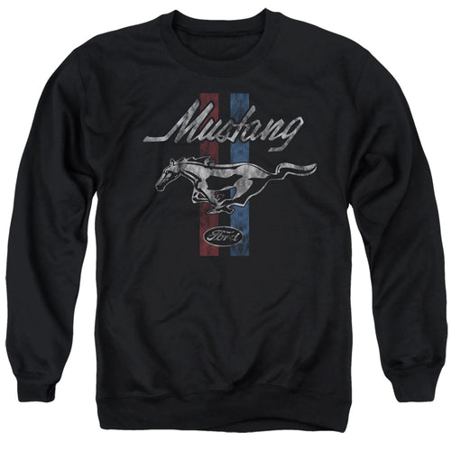 Ford Mustang Stripes Crewneck Sweatshirt
