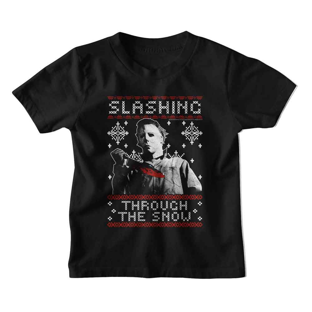 Halloween Slashing Thru the Snow Youth/Toddler T-Shirt