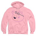 Peppa Pig Pink Out Daddy Pig Face Pullover Hoodie