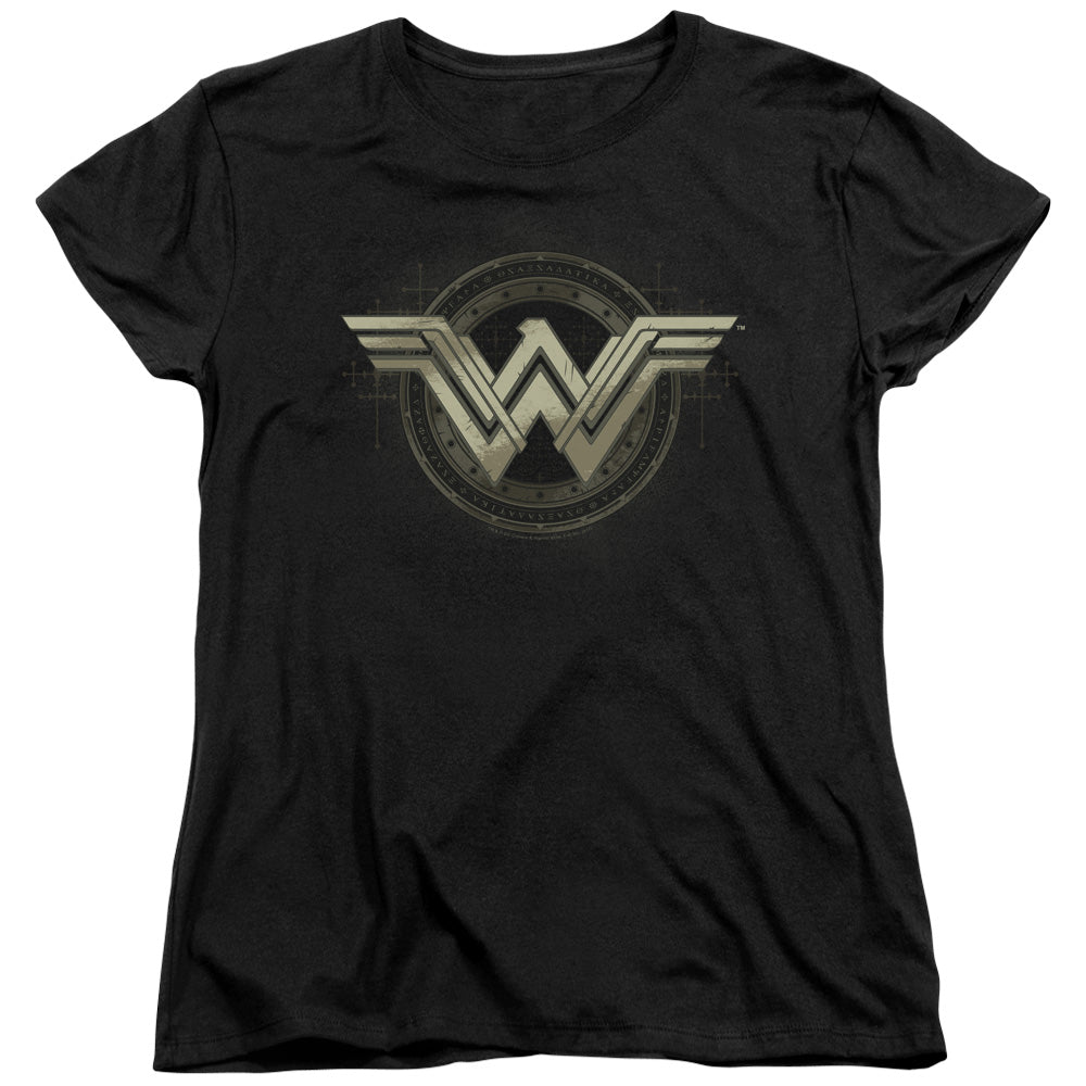 Batman v Superman Ancient Emblems Womens T-Shirt