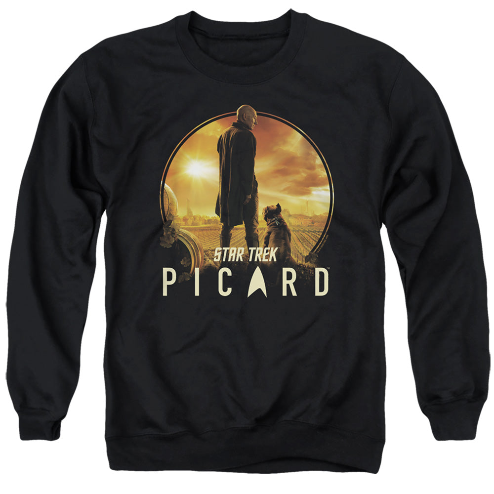 Star Trek Picard and His Dog Crewneck Sweatshirt