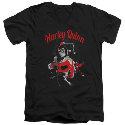Batman Spring Gun V-Neck T-Shirt