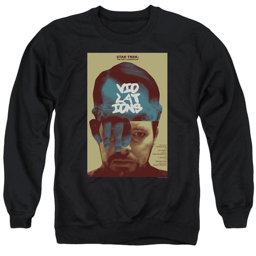 Star Trek Violations Black Crewneck Sweatshirt