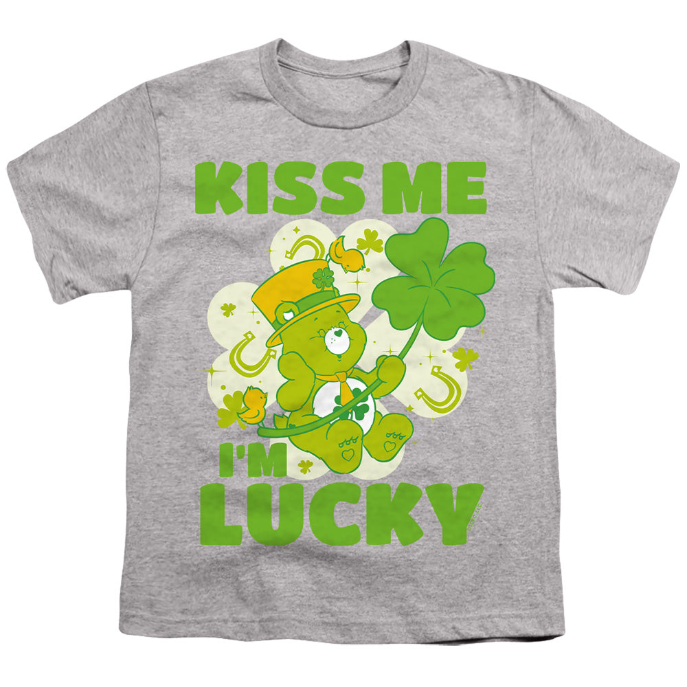 Care Bears Kiss Me I'M Lucky St. Patrick'S Day Good Luck Bear Youth/Toddler T-Shirt