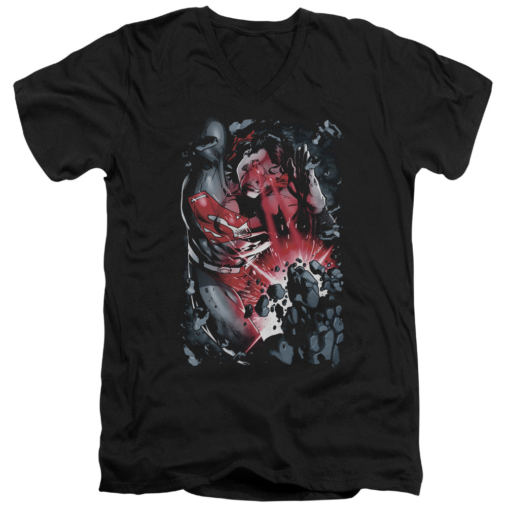 Superman Heat Blast V-Neck T-Shirt