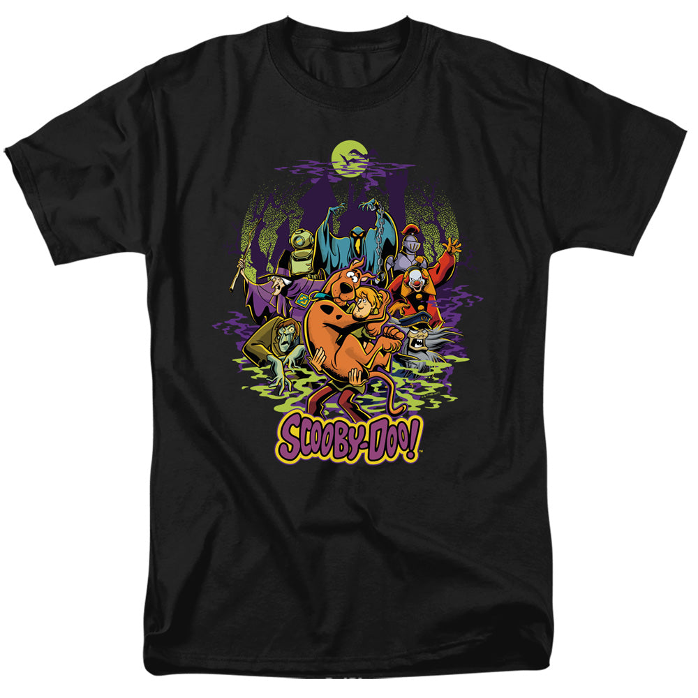 Scooby-Doo And Shaggy Chased by Monsters T-Shirt