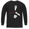 Bruce Lee The Dragon Awaits Youth Long Sleeve T-Shirt