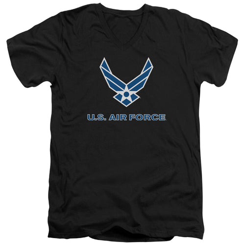 U.S. Air Force Wings Logo V-Neck T-Shirt