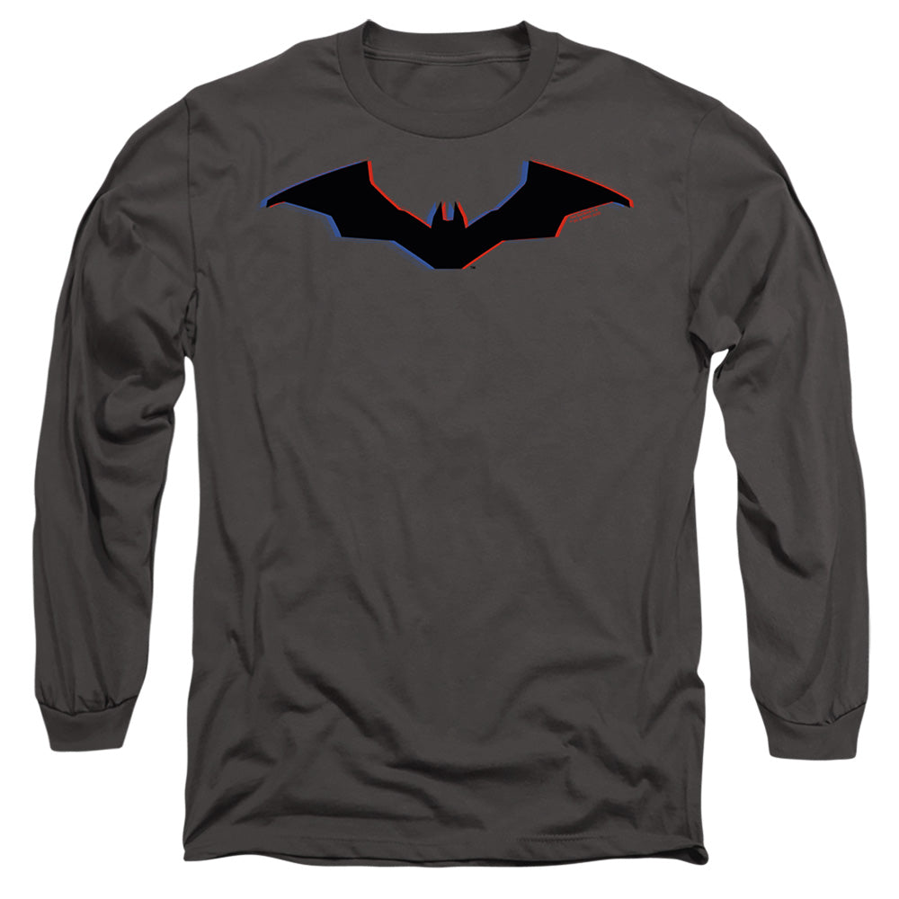 The Batman Tri-color Bat Silhouette Long Sleeve T-Shirt