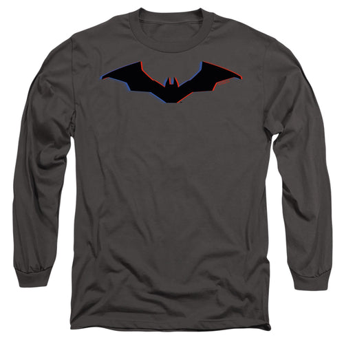 The Batman Tri-color Bat Silhouette Long Sleeve T-Shirt