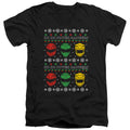 Mighty Morphin Power Rangers Ho Ho Power Rangers Ugly Christmas V-Neck T-Shirt