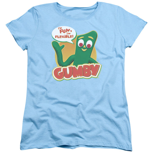 Gumby Fun & Flexible Womens T-Shirt