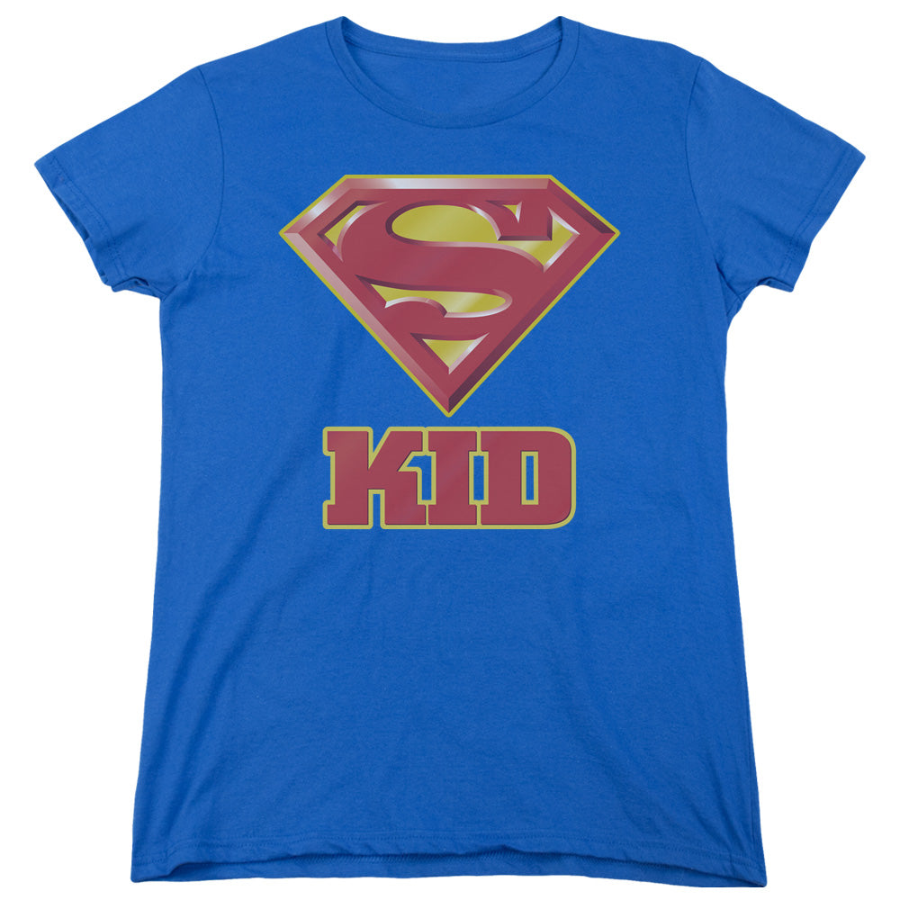 Superman Super Kid Womens T-Shirt