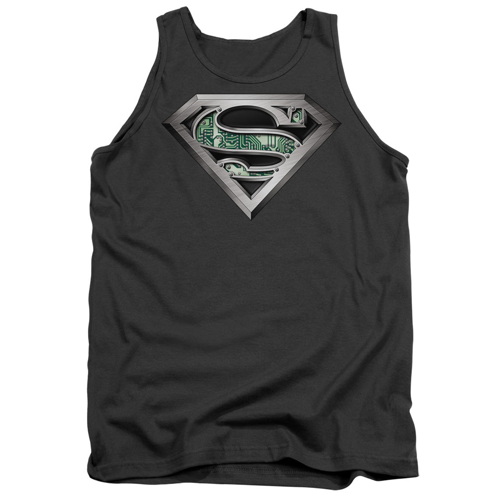 Superman Circuitry Logo Tank Top